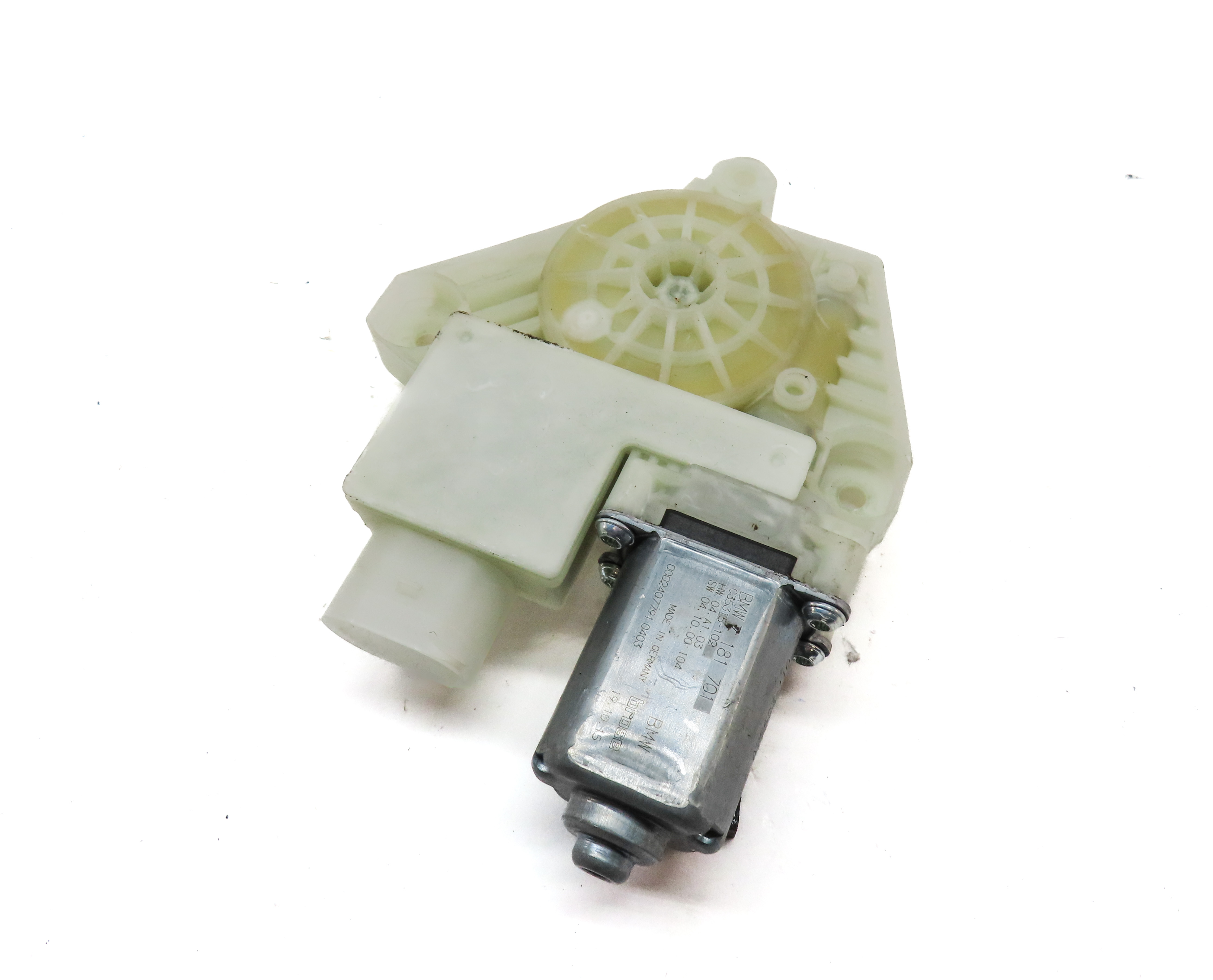 2016-2023 BMW 5 7 X3 X4 (G30 G11 G01 G02) FRONT LEFT DRIVER DOOR WINDOW MOTOR — exact item pictured